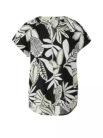S.OLIVER | T-shirt blouse | schwarz